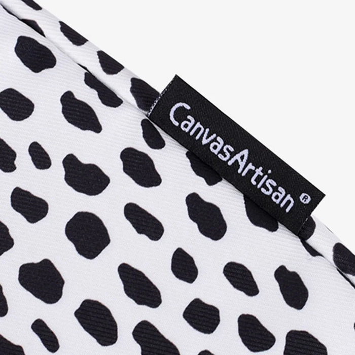 CANVASARTISAN H36-11 13-inch Laptop Zipper Pouch Black Spotted Notebook Protective Sleeve Carrying Bag - 7