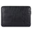 CANVASARTISAN  L38-T0311 PU Leather Sleeve Bag for 15 inch Portable Carrying Case with Small Bag Laptops Shockproof Protector - Black - 4