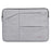 CANVASARTISAN L2-08 13-inch Notebook Carrying Bag Shockproof Waterproof Laptop Zipper Sleeve Bag (No Handle) - Grey - 1