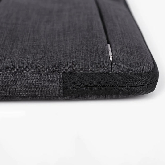 CANVASARTISAN L2-08 13-inch Notebook Carrying Bag Shockproof Waterproof Laptop Zipper Sleeve Bag (No Handle) - Grey - 5