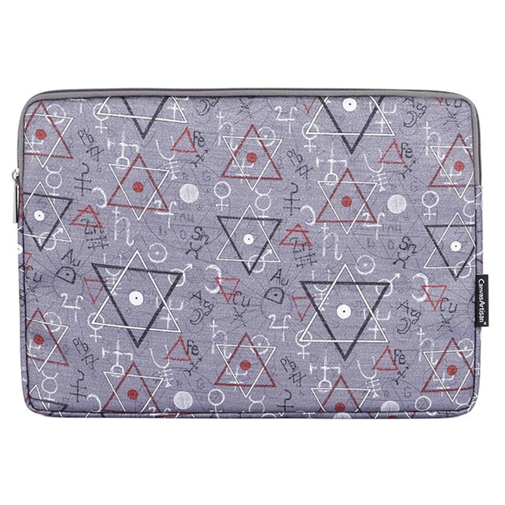 CANVASARTISAN H26-01 11-inch Laptop Carrying Bag Geometric Print Shockproof Notebook Protective Sleeve - 1