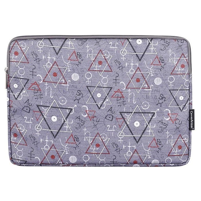 CANVASARTISAN H26-01 11-inch Laptop Carrying Bag Geometric Print Shockproof Notebook Protective Sleeve - 1