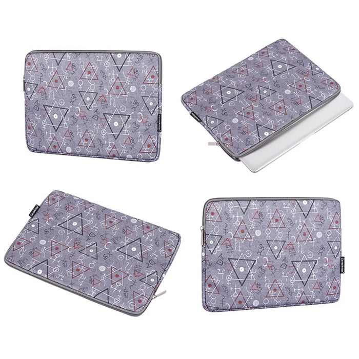 CANVASARTISAN H26-01 11-inch Laptop Carrying Bag Geometric Print Shockproof Notebook Protective Sleeve - 5