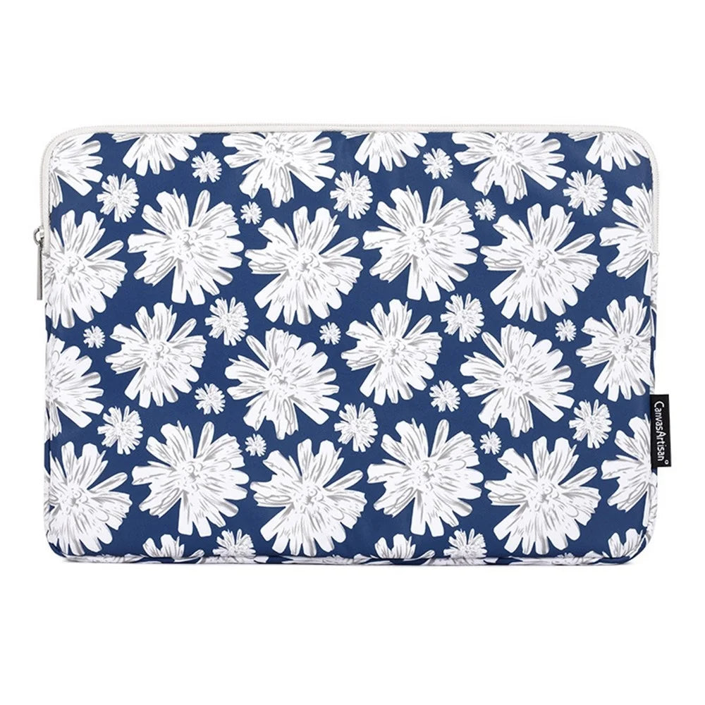 CANVASARTISAN H34-01 11-inch Notebook Shockproof Protective Sleeve Flower Print Laptop Carrying Bag - 5