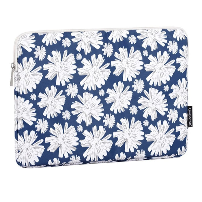 CANVASARTISAN H34-01 14-inch Notebook Protective Sleeve for Travel / Office / School Flower Print Laptop Zipper Bag - 7