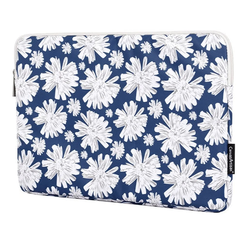 CANVASARTISAN H34-01 15-inch Laptop Portable Zipper Bag Flower Print Anti-collision Notebook Protective Sleeve - 1