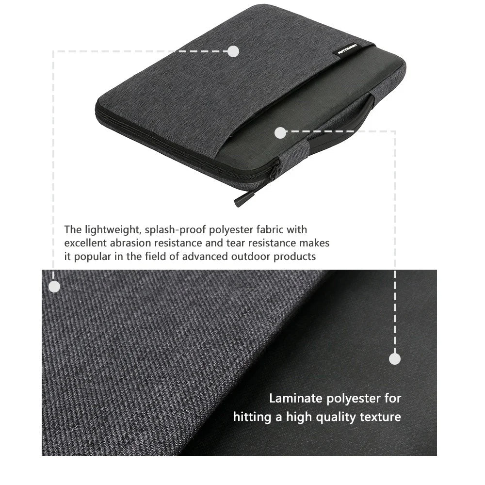 VALUEWIN VL027 16'' Laptop Protection Case Soft Lining Anti-scratch Notebook Computer Sleeve Carrying Bag - 4