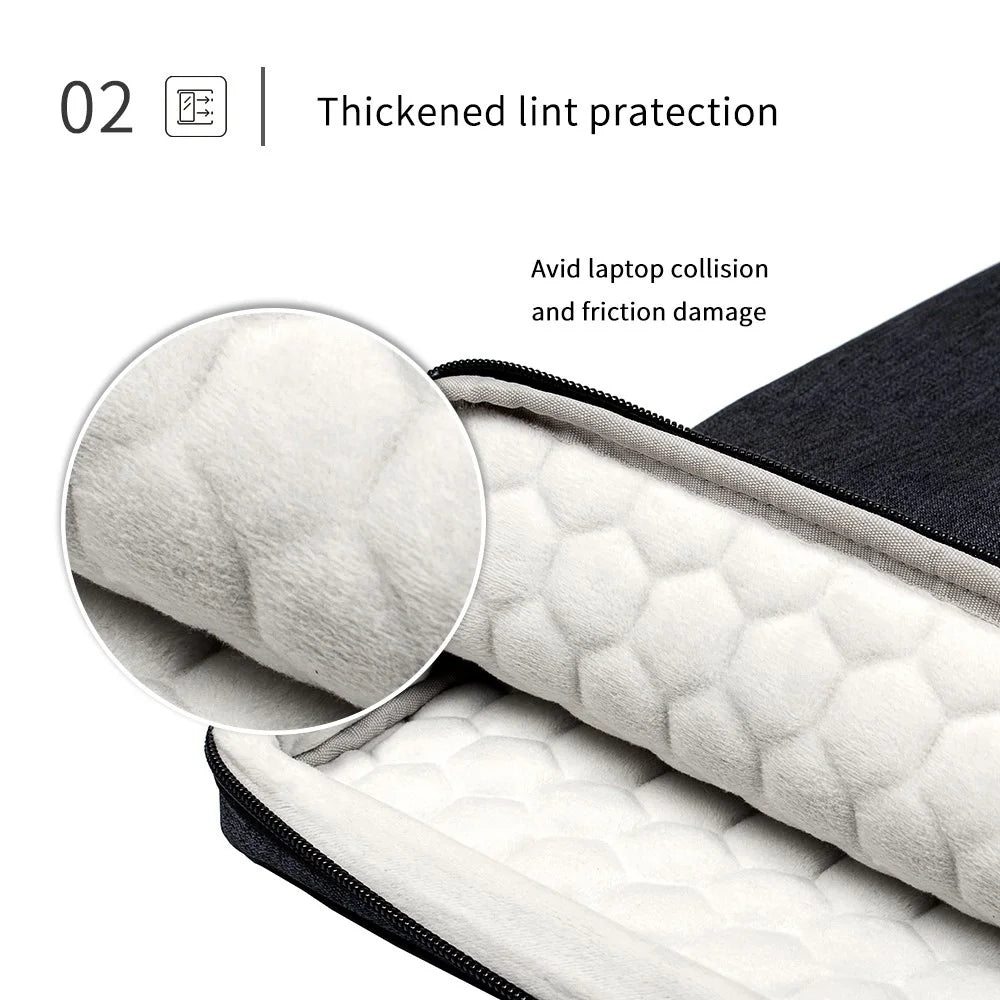 VALUEWIN VL027 16'' Laptop Protection Case Soft Lining Anti-scratch Notebook Computer Sleeve Carrying Bag - 6