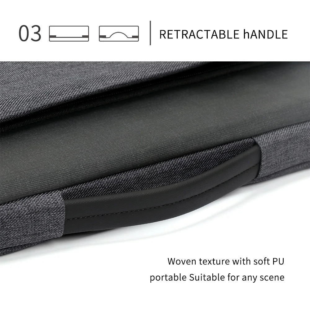 VALUEWIN VL027 16'' Laptop Protection Case Soft Lining Anti-scratch Notebook Computer Sleeve Carrying Bag - 7