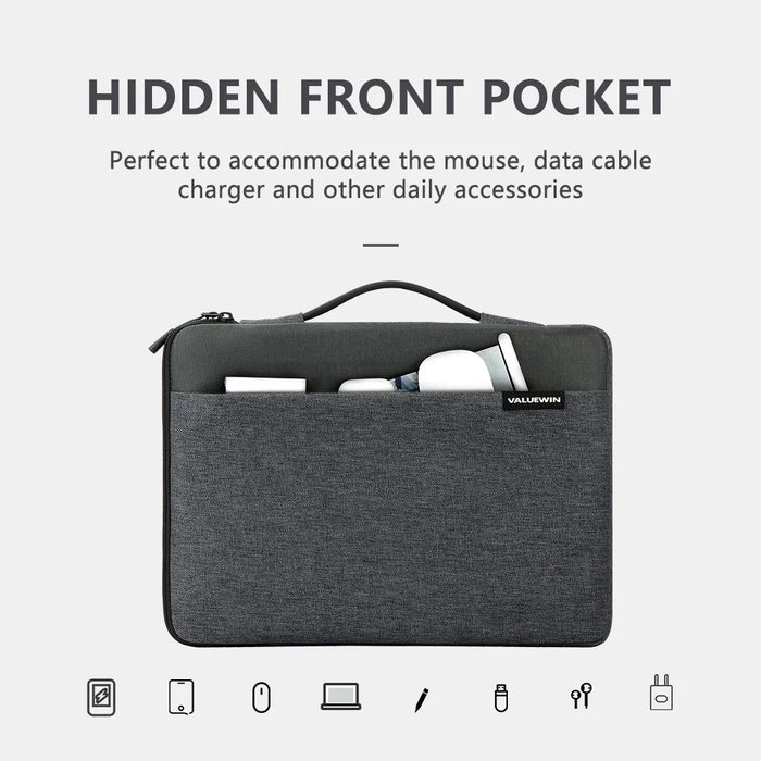 VALUEWIN VL027 14.2'' Notebook Computer Bag Soft Lining Water-repellent Laptop Sleeve Protection Case - 3