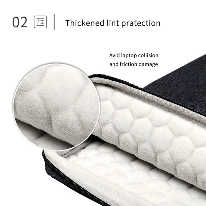 VALUEWIN VL027 14.2'' Notebook Computer Bag Soft Lining Water-repellent Laptop Sleeve Protection Case - 6