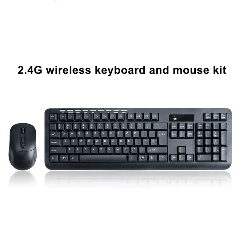 2.4G Bluetooth-compatible 113-Key Wireless Keyboard Home Office Mute Mouse for Laptop and Computer - 5