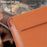 SS07 Laptop Sleeve for 13 inch Notebook, Cowhide Leather Waterproof Cover Horizontal Style Notebook Computer Case - Brown - 6