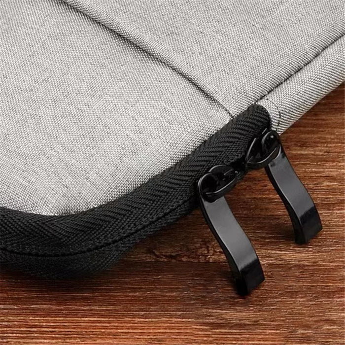 12.9 Inch Large Notebook Computer Case Bag Laptop Tablet Sleeve Portable Protection Cover for iPad 12.9 inch - Light Grey - 5