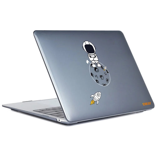 ENKAY HAT PRINCE For MacBook Pro 15 inch (2016) A1707 / A1990 (EU Version) Protective Case Astronaut Pattern Laptop Case with TPU Keyboard Film + Dust-Proof Plugs - Astronaut No.4 - 1