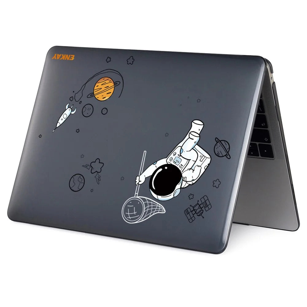 ENKAY HAT PRINCE Astronaut Pattern Laptop Case for MacBook Pro 14 inch (2026) A3427 A3426 / (2025) A3434 A3112 A3185 A3401 / (2024) A2918 A2992 / (2023) A2779 / (2022) / (2021) A2442 (US Version) - Astronaut No.2 - 6