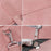 J.QMEI 933# 15.6 inch Notebook Computer PU Leather Laptop Handbag Zipper Shoulder Bag + Small Bag, Upgrade Version - Pink - 3