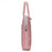 J.QMEI 933# 15.6 inch Notebook Computer PU Leather Laptop Handbag Zipper Shoulder Bag + Small Bag, Upgrade Version - Pink - 6