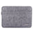 CANVASARTISAN  L38-06 Portable Carrying Case for 14 inch Notebook PU Leather Sleeve Bag Anti-Drop Laptop Slim Bag - Grey - 1
