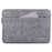 CANVASARTISAN  L38-06 Portable Carrying Case for 14 inch Notebook PU Leather Sleeve Bag Anti-Drop Laptop Slim Bag - Grey - 2