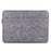 CANVASARTISAN L38-T06 11-Inch Laptop Bag PU Leather Notebook Computer Protective Case Slim Laptop Sleeve - Grey - 6
