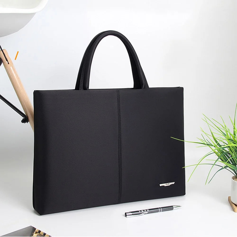 YAJIE 143# Simple Style 14.6-inch Laptop Bag Notebook Computer Handbag Water-Resistant Business Briefcase Bag for MacBook iPad MateBook Dell - 7