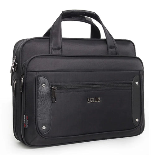 YAJIE 6606 Large Laptops Carrying Bag Tote Business Briefcase 15.6'' Notebook Computer Handbag Messenger Shoulder Bag - 1