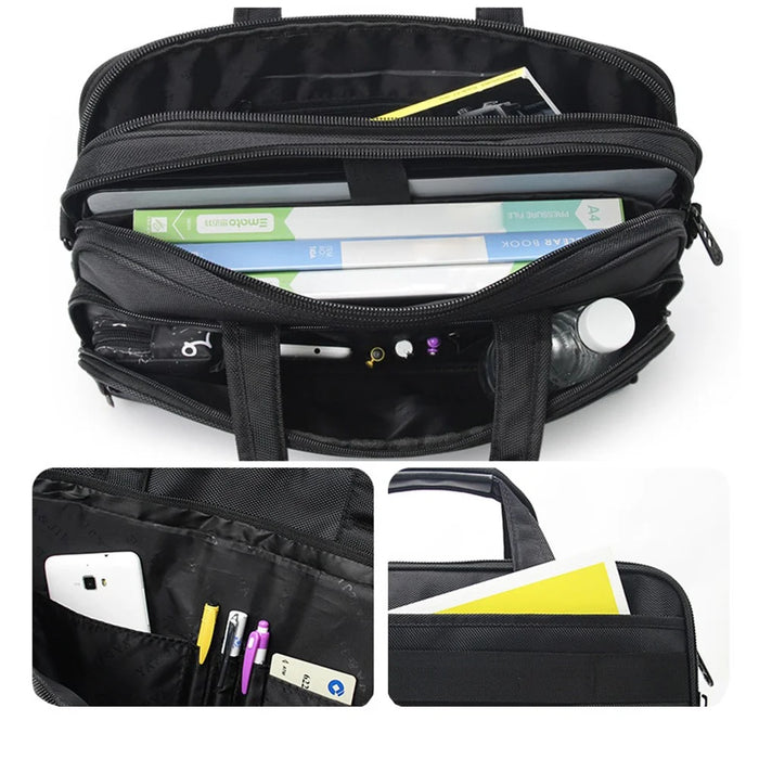 YAJIE 6404 Multifunction 15.6'' Laptops Business Briefcase Wear-resistant Notebook Computer Tote Handbag Messenger Shoulder Bag - 4