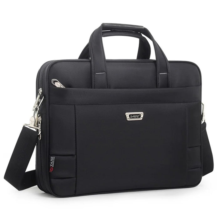 YAJIE 318 Waterproof 15.6'' Notebook Computer Tote Handbag Messenger Shoulder Crossbody Bag Laptop Business Briefcase for Men and Women - 1
