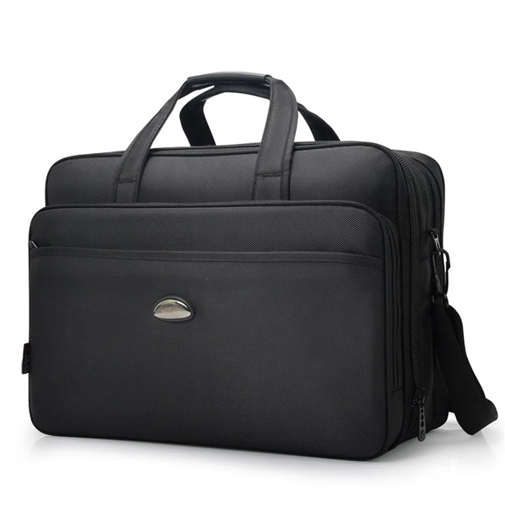 YAJIE 6601 17-inch Laptop Carrying Bag Tote Business Briefcase Notebook Computer Handbag with Shoulder Strap - 1