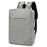 SJ0048 Large Backpack Water Repellent Laptop Backpack Travel Rucksack with External USB Charging Port - 1