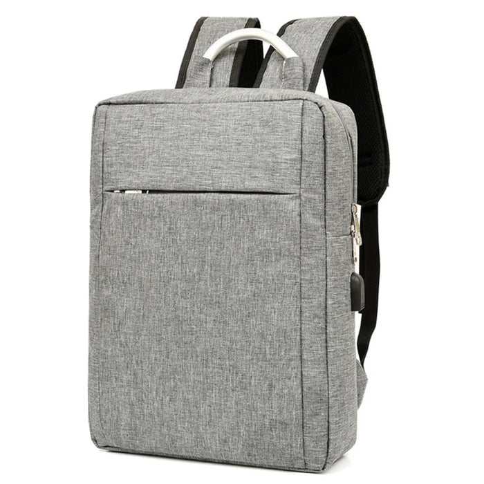 SJ0048 Large Backpack Water Repellent Laptop Backpack Travel Rucksack with External USB Charging Port - 1