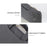 COPTON Portable Carrying Bag for 13-14-inch Laptops Anti-Scratch Notebook Nylon Sleeve Bag with Handle Strap / Small Bag - Grey - 6