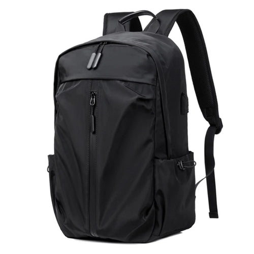 1025 Waterproof Large Laptop Backpack Business Travel Rucksack Shoulder Bag with Charging Port - 1
