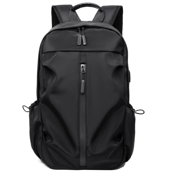 1025 Waterproof Large Laptop Backpack Business Travel Rucksack Shoulder Bag with Charging Port - 2
