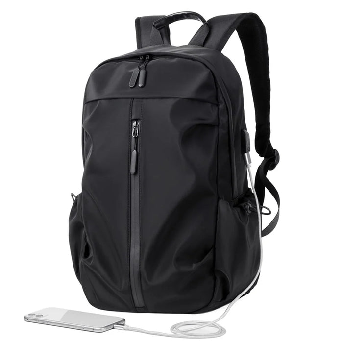 1025 Waterproof Large Laptop Backpack Business Travel Rucksack Shoulder Bag with Charging Port - 5