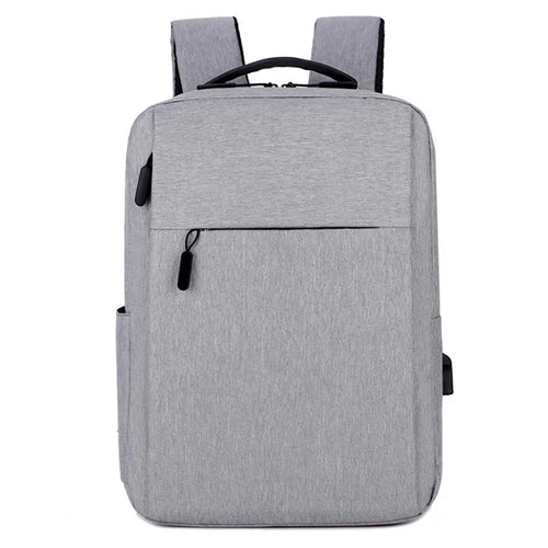 1101 Business Laptop Backpack Oxford Cloth Waterproof Rucksack with USB Charging Port for Travel School - 1