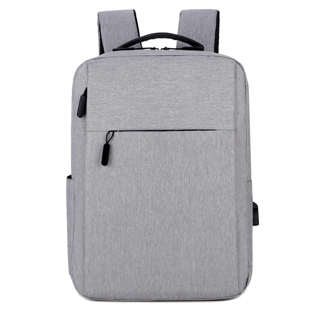 1101 Business Laptop Backpack Oxford Cloth Waterproof Rucksack with USB Charging Port for Travel School - 1