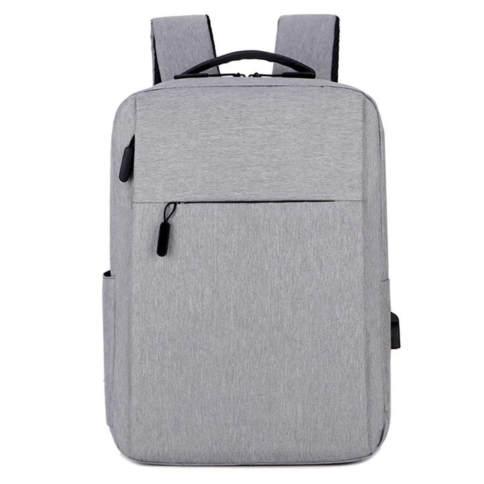 1101 Business Laptop Backpack Oxford Cloth Waterproof Rucksack with USB Charging Port for Travel School - 1