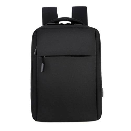 1106 Large Capacity Dual Layer Laptop Backpack Business Travel Shoulder Bag Rucksack with USB Charging Port - 1
