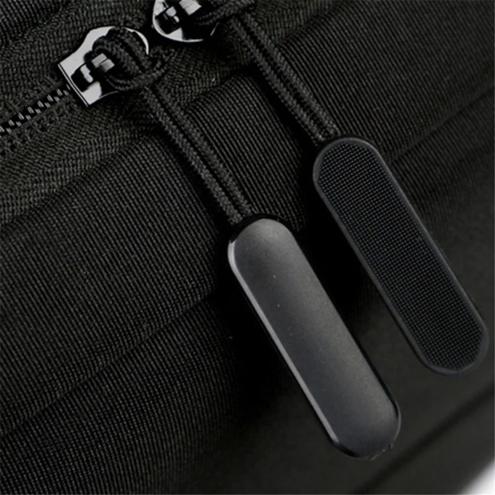1106 Large Capacity Dual Layer Laptop Backpack Business Travel Shoulder Bag Rucksack with USB Charging Port - 4