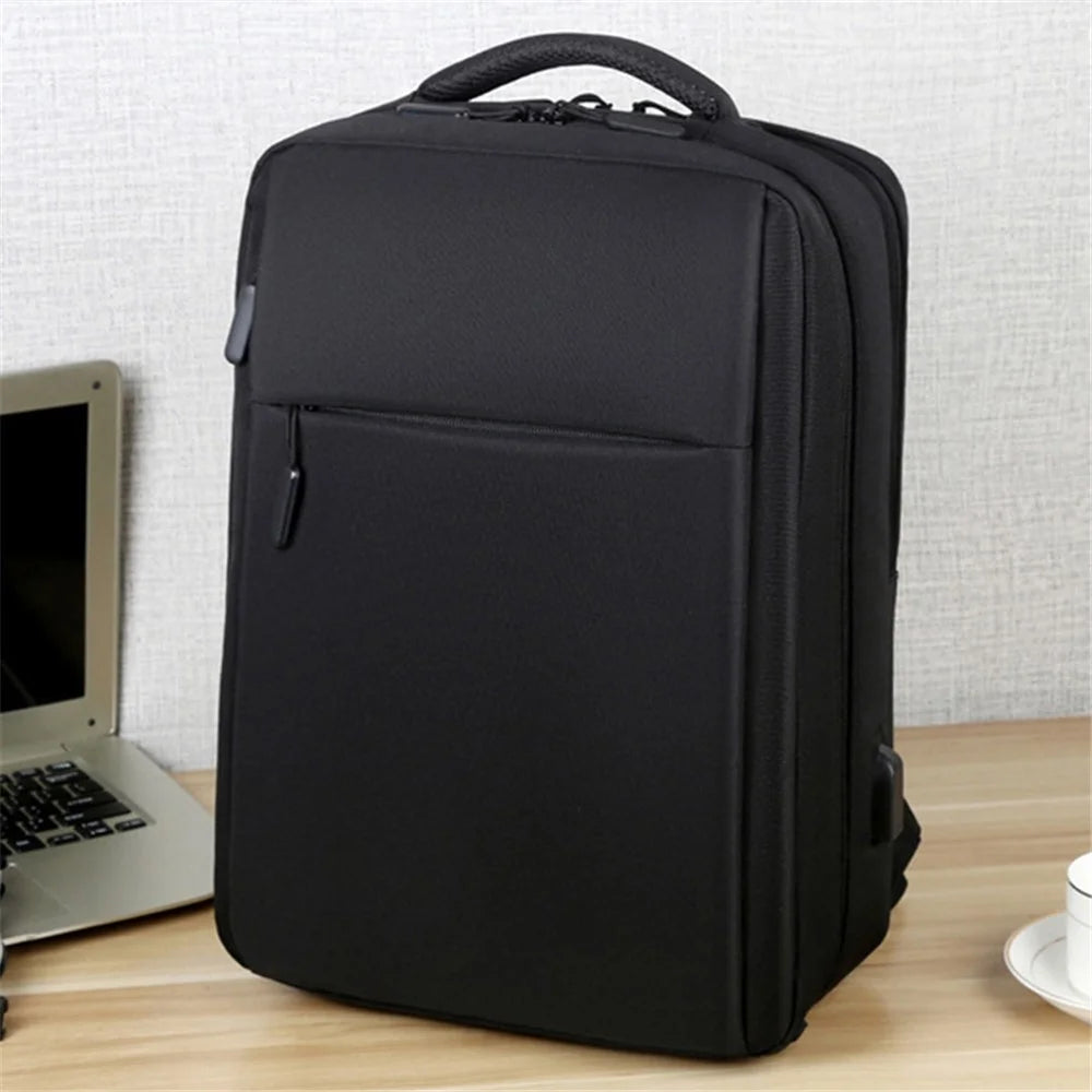 1106 Large Capacity Dual Layer Laptop Backpack Business Travel Shoulder Bag Rucksack with USB Charging Port - 6
