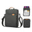 MA483 11-inch Tablet Waterproof Sleeve Shoulder Bag Shockproof Handbag for iPad (Single Handle) - Dark Grey - 1