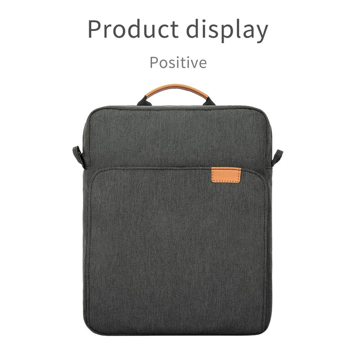 MA483 11-inch Tablet Waterproof Sleeve Shoulder Bag Shockproof Handbag for iPad (Single Handle) - Dark Grey - 7