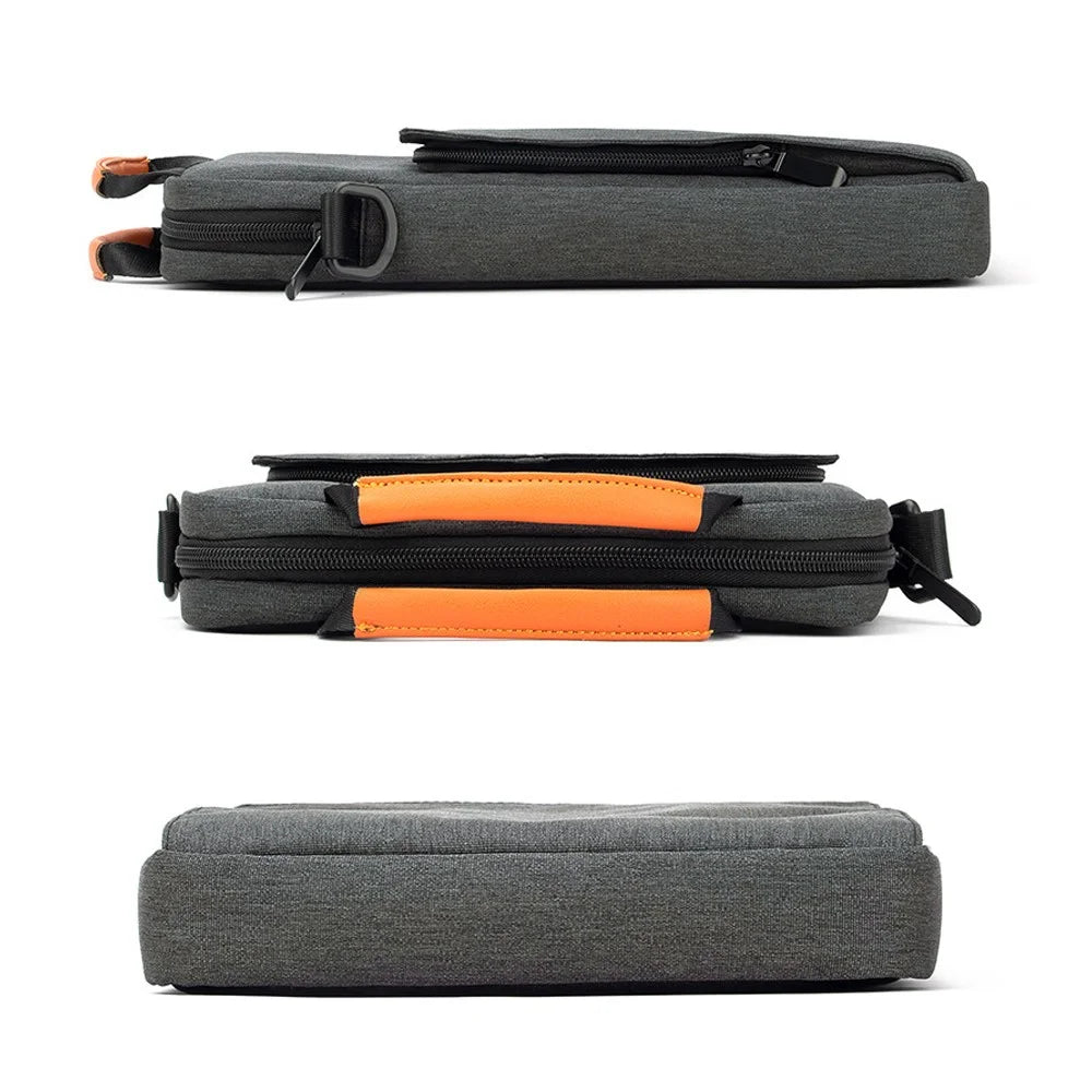 MA483 13.3-inch Laptop Bag Waterproof Tablet Sleeve Shoulder Bag Anti-scratch Handbag (Double Handle) - Dark Grey - 7