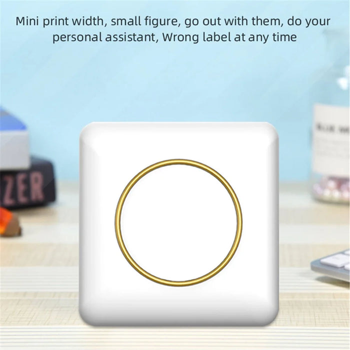 C20 Portable Mini Pocket Printer Bluetooth-compatible 5.0 Thermal Printer for Label, Picture Printing - 6
