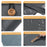 15 / 15.4 / 16 Inch Laptop Carrying Bag Handbag PU Leather Surface Protection Sleeve 3-Layer Notebook Computer Pouch - Black - 6