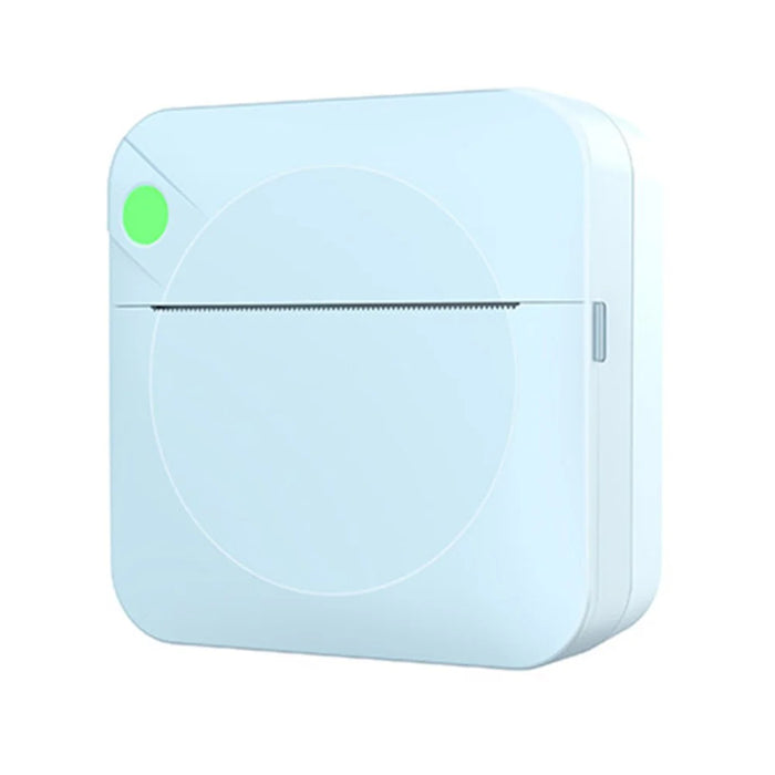 C17 Portable Mini Printer Pocket Bluetooth-compatible Thermal Printer Inkless Printing Gift for Label Receipt Photo Notes Study - Blue - 1