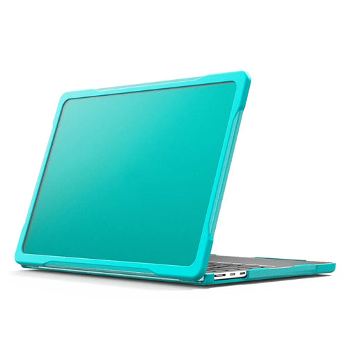 For MacBook Pro 13 inch (2016) A1706 A1708 / (2018) A1989 / (2019) A2159 / (2020) A2289 A2251 A2338 (M1 / M2) Sailor Series Laptop Case PC+TPU Cover - Baby Blue - 1