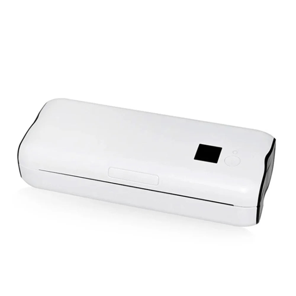 A4 Mini Phone Bluetooth-compatible USB Connection Inkless Printer Rechargeable ABS Thermal Photo Printer with 50 Print Papers - 1